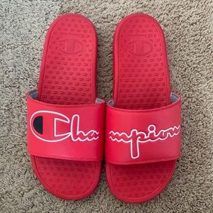 Red Champion Slides